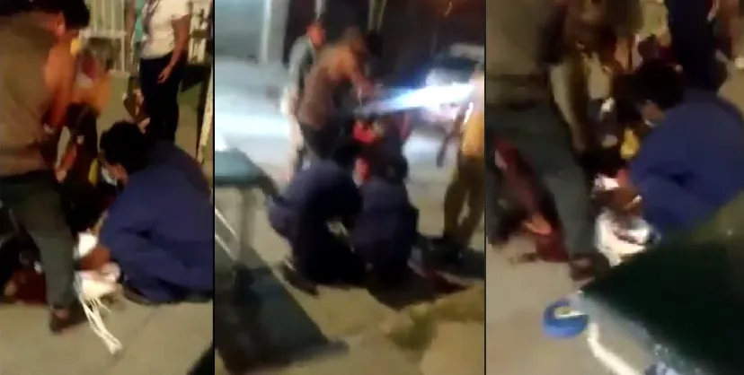 bebe nace en la calle y termina fracturado