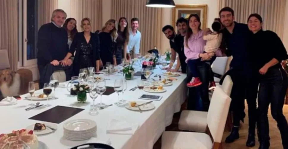 Fabiola Yañez Alberto Fernández cumpleaños Olivos