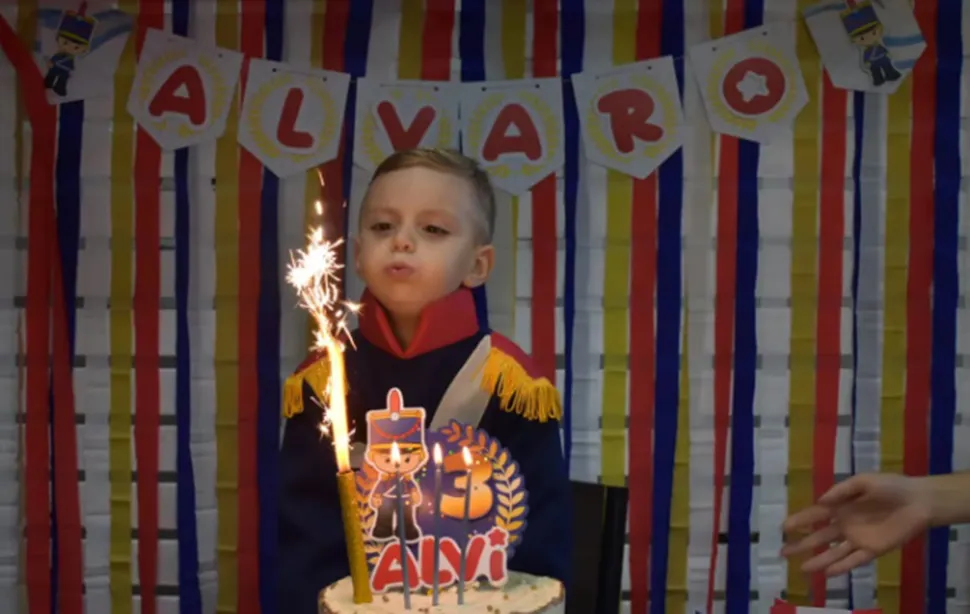 Alvaro alvi cumple San Martín