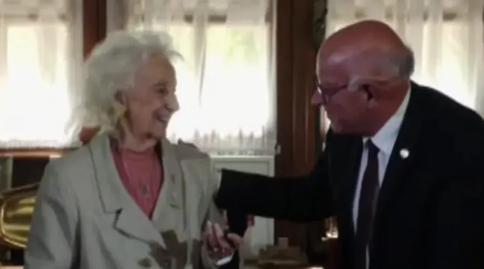 Estela de Carlotto y Tadeo Berenguer