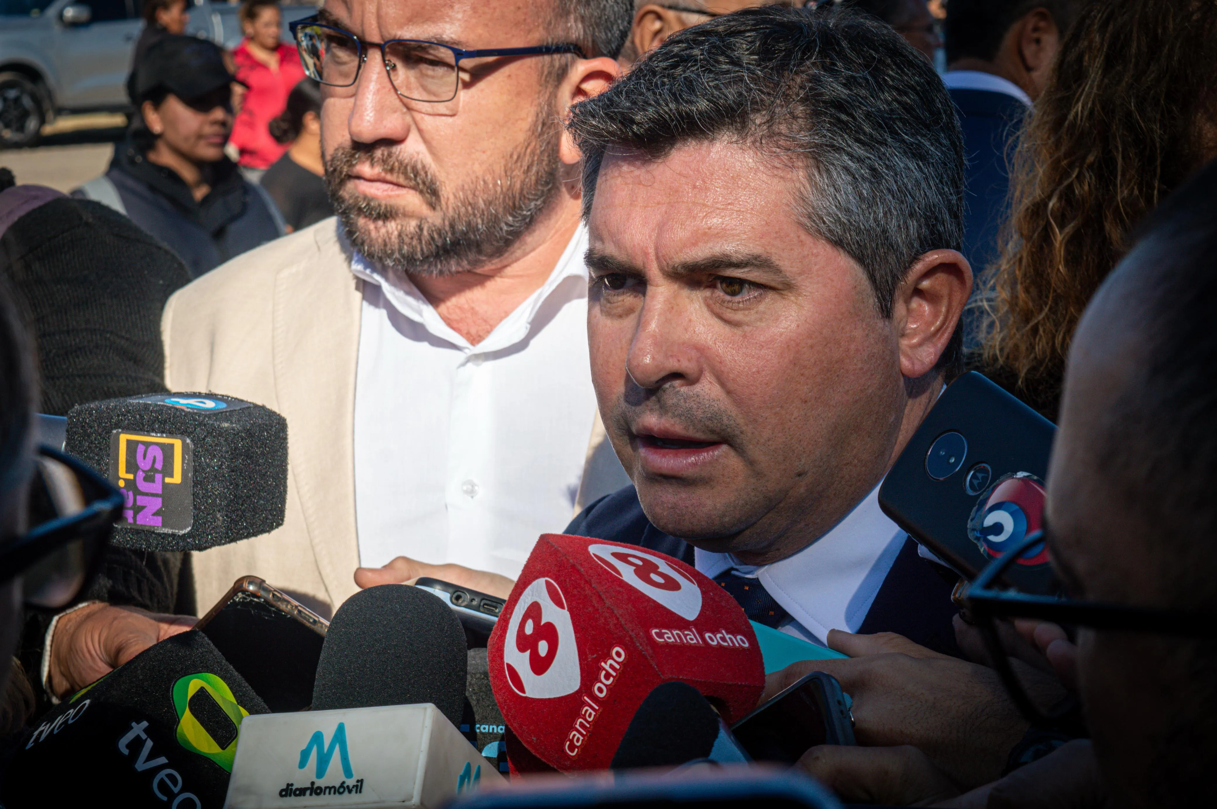 Orrego en el operativo de abordaje en Caucete: "Trabajamos por los sanjuaninos"