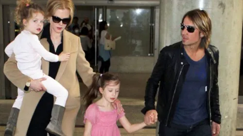 Nicole Kidman y su familia