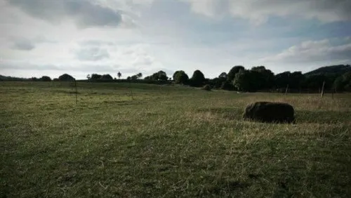 Los hitos, que sigue en pie, marcaban el límite que los habitantes de Eyman no podían cruzar.