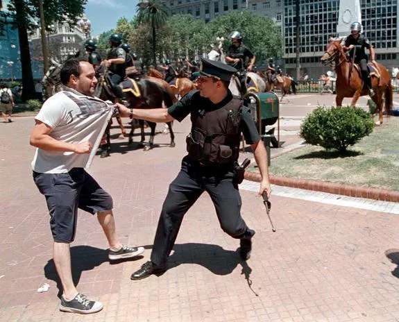 represion en plaza de mayo