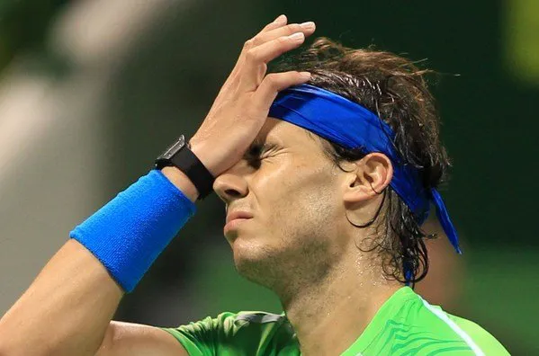 Rafael Nadal - derrotado
