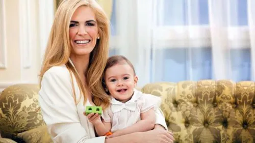 Viviana Canosa con Martina.