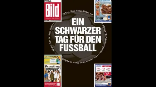 Bild fue uno de los más contundentes: "Un día negro para el fútbol".