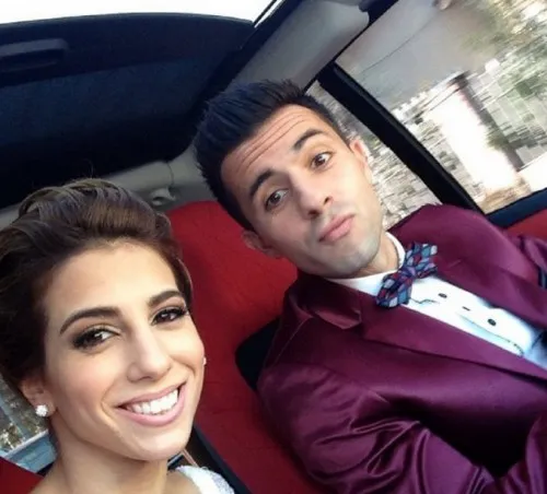 Se sacaron una selfie camino al Registro Civil.