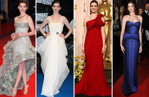 Modelo. La actriz suele acertar siempre en los eventos de alfombra roja.