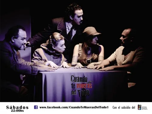 Últimas funciones. No se la pierdan. Una obra de José Anechini más que recomendada.