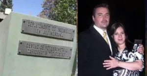 Fernando Reinoso con su esposa. 