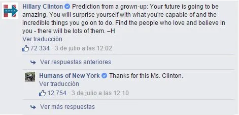 Respuesta Hillary Clinton