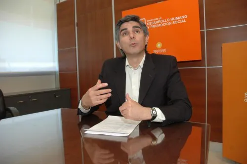 Ministro de Desarrollo Humano, Daniel Molina. 
