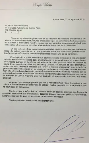 carta macri