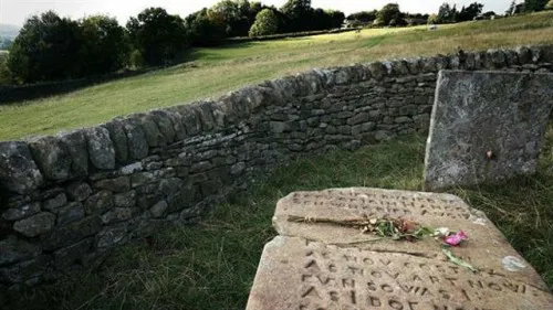 Las lápidas Riley marcan el lugar donde Elizabeth Hancock enterró a siete miembros de su familia.