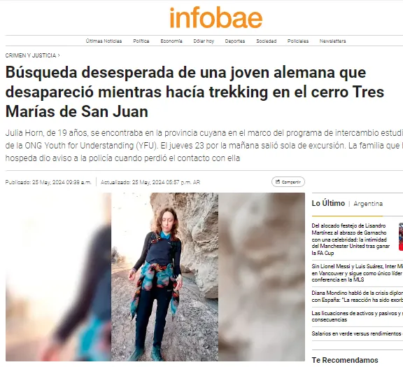 julia horn infobae