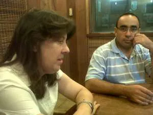 Jorge Espejo y Graciela Caselles.