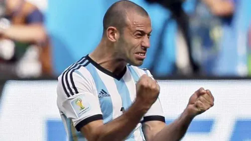 Ídolo. Es el gran jefe del mediocampo y del equipo argentino.