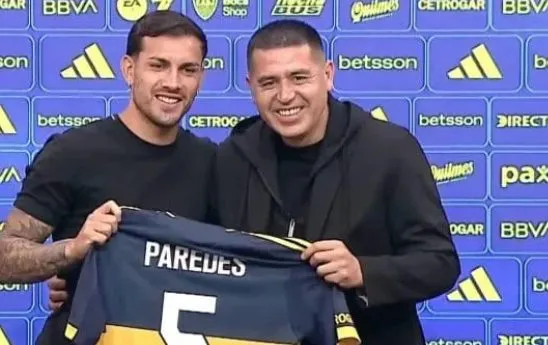 Leandro Paredes y Juan Román Riquelme