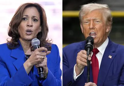 Donald Trump y Kamala Harris