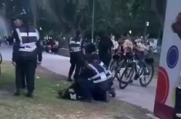 detención parque