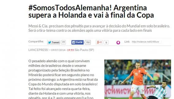 Brasil va por Alemania