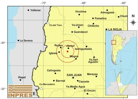 SISMO CERCA DE JÁCHAL