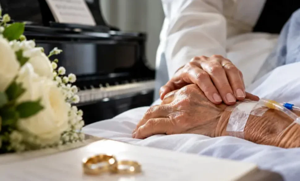 Anciano abuelo matrimonio casamiento
