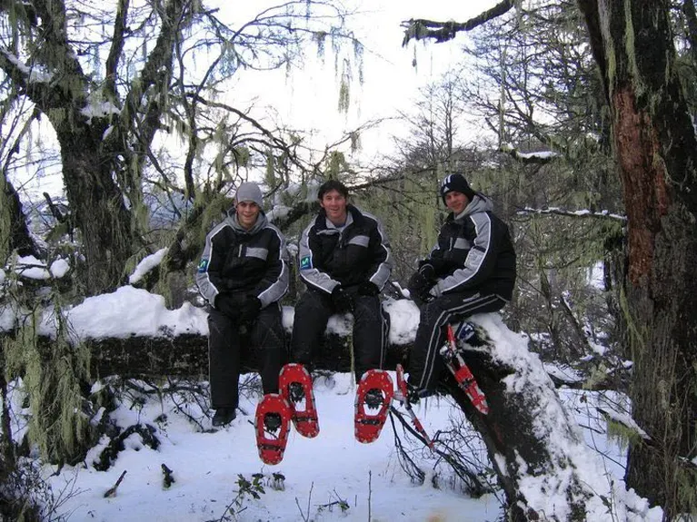 LIONEL MESSI. Feliz en Bariloche, la famosa ciudad de los viajes de egresados (Foto: @soylucasg)
