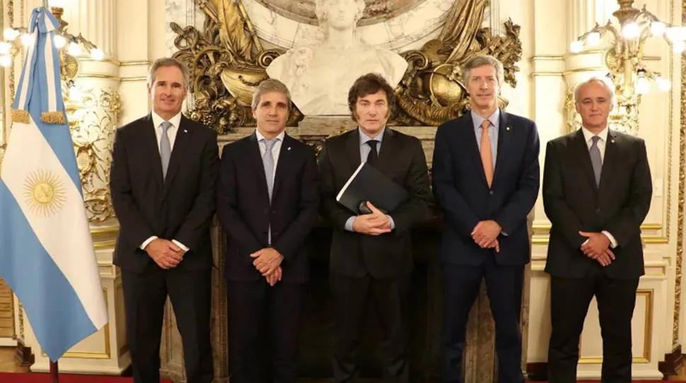 Javier Milei y Luis Caputto