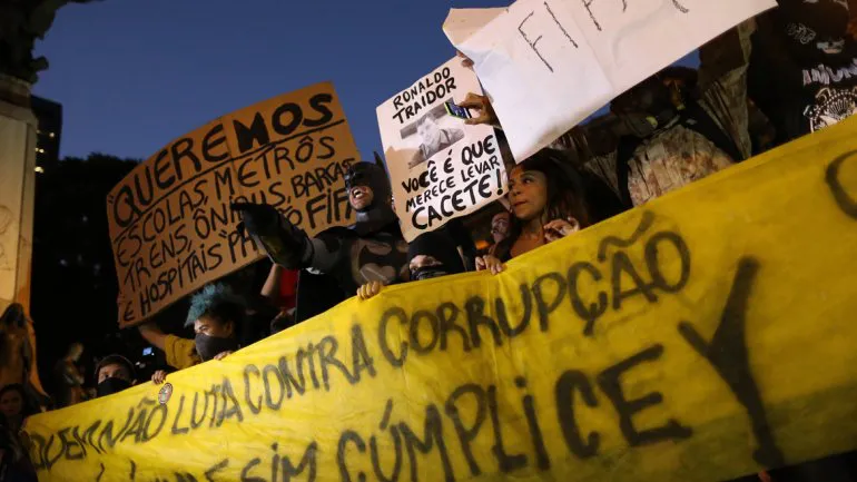 Protestas en Brasil