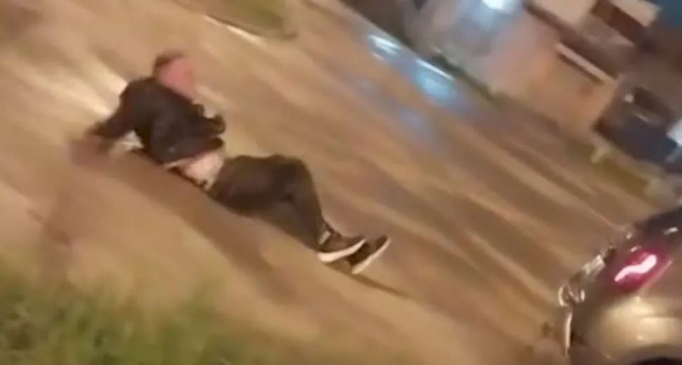 Arrastraron a un ladrón
