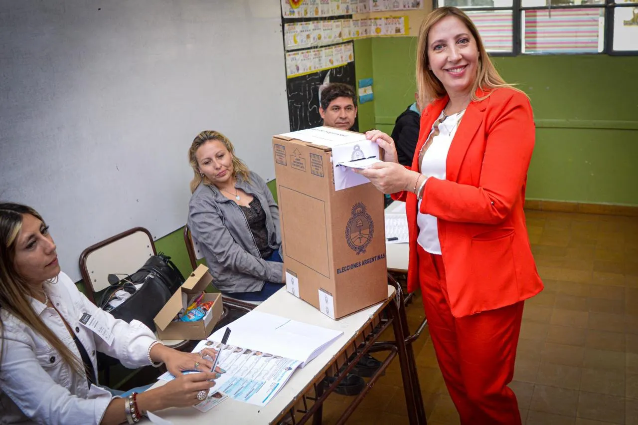 Laura Palma votando