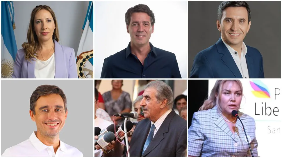 Candidatos a diputados nacional - Palma, Turcuman, Andino, Baistrocchi, Avelin y Agüero