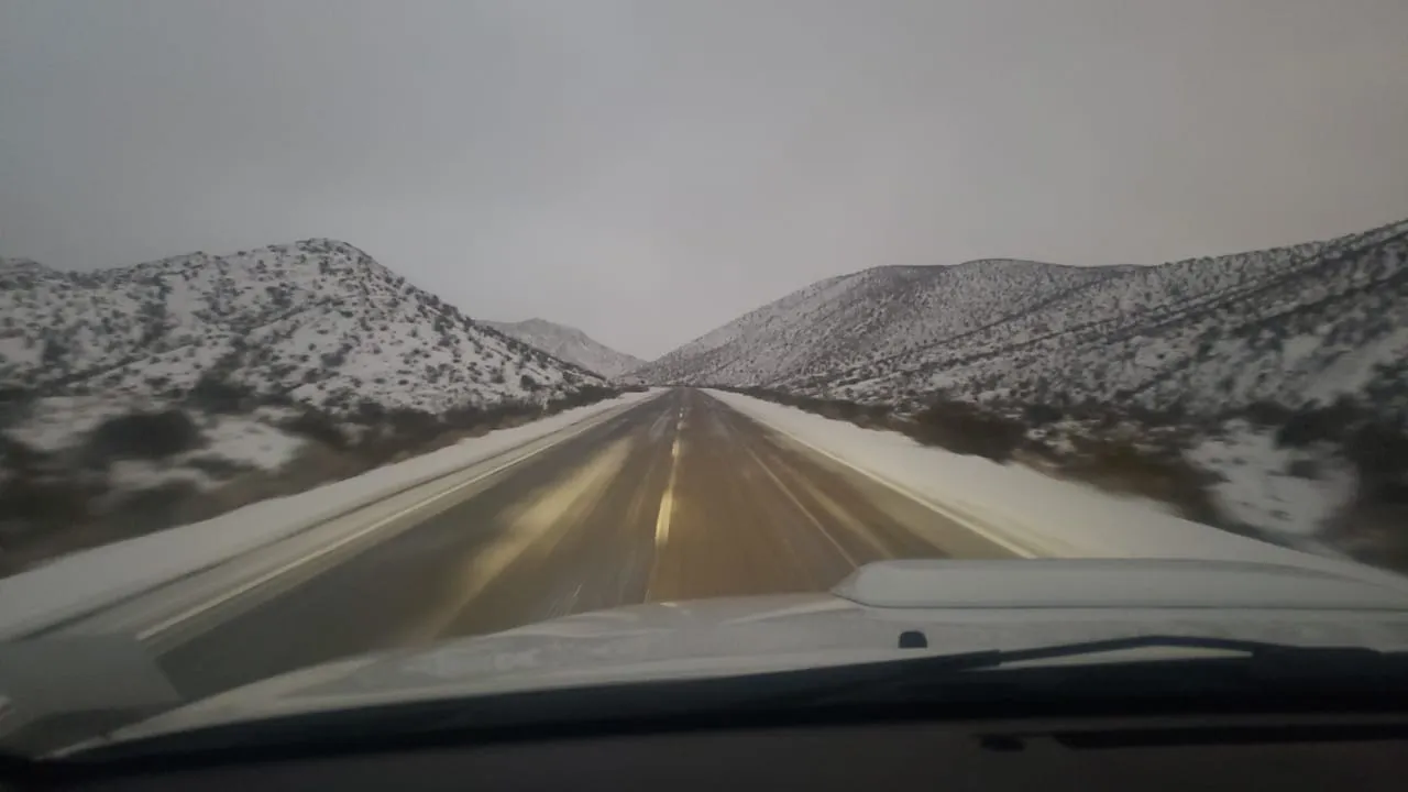 Nieve en Calingasta