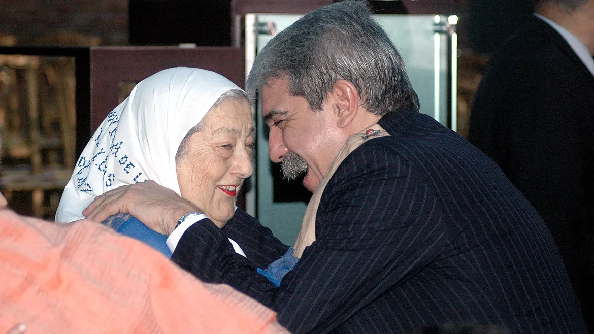Hebe de Bonafini y Alberto Fernández