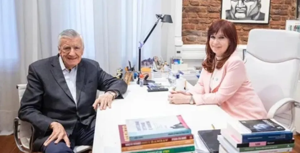 José Luis Gioja y Cristina Fernández de Kirchner