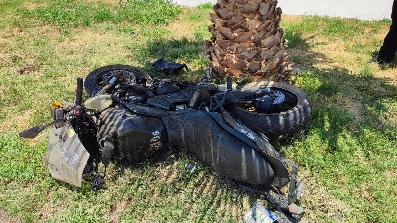 costanera moto choque