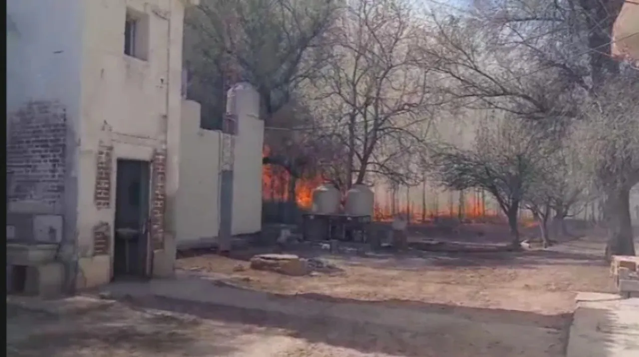 incendio escuela 25 de myo