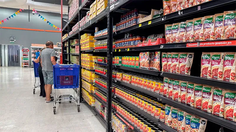 Supermercado inflación venta minorista mayorista