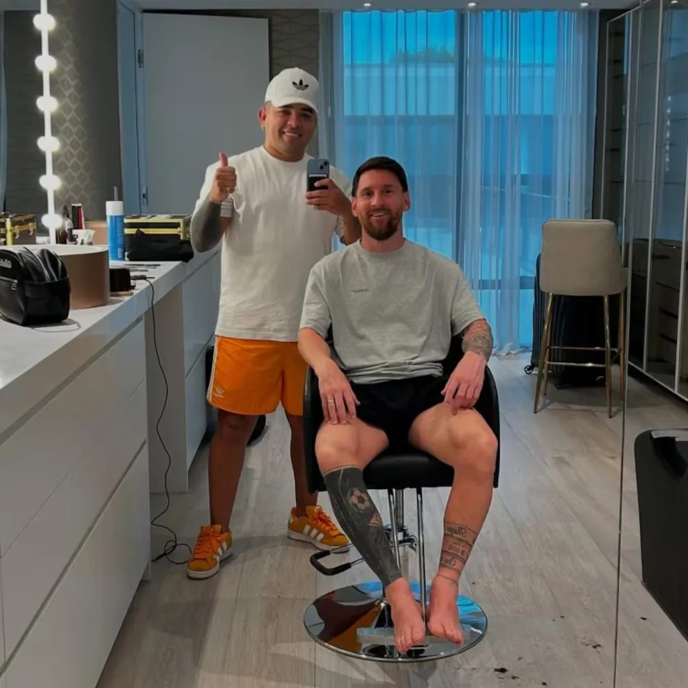 Messi nuevo look Messi nuevo look