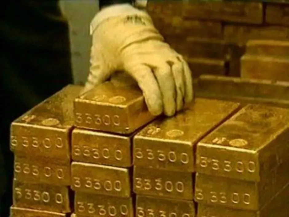 lingote de oro