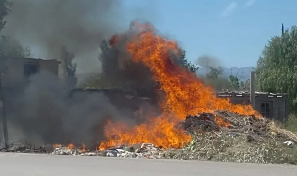 Incendio basural