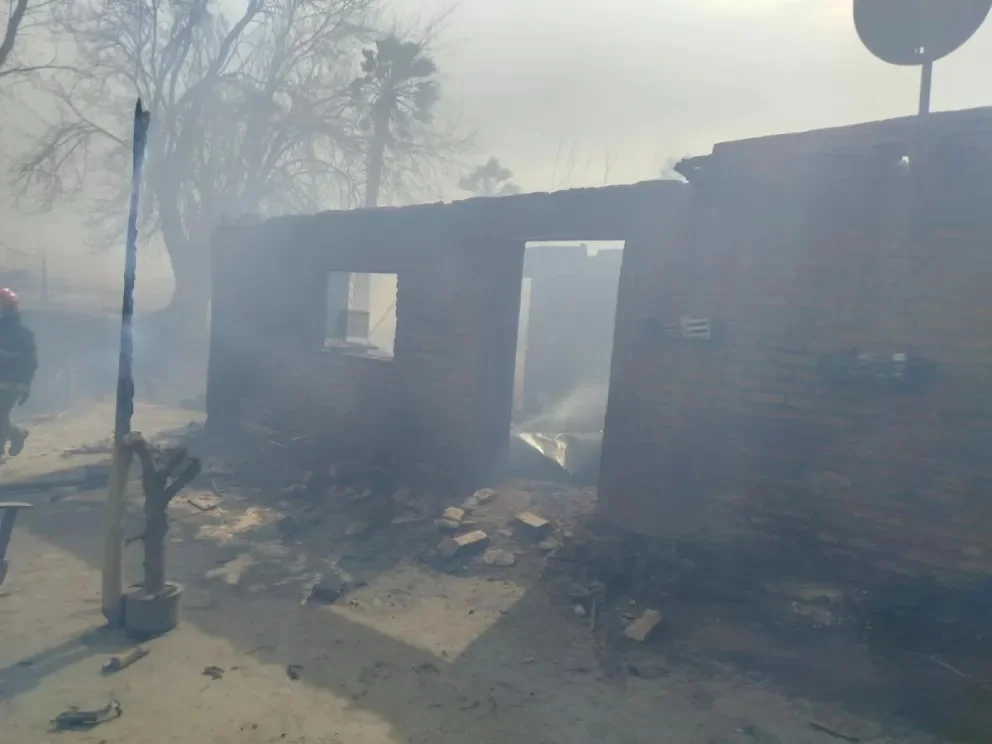 Incendio casa Pocito