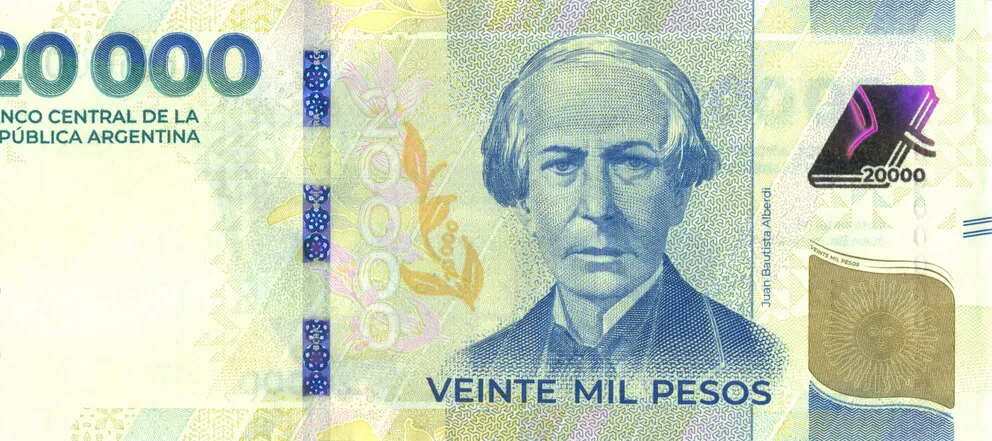 Billete de 20.000