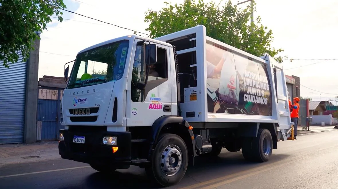 Limpieza Rawson -Basura