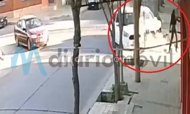 choque fuerte camara de seguridad