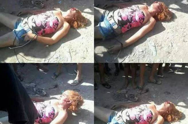 mujer linchada