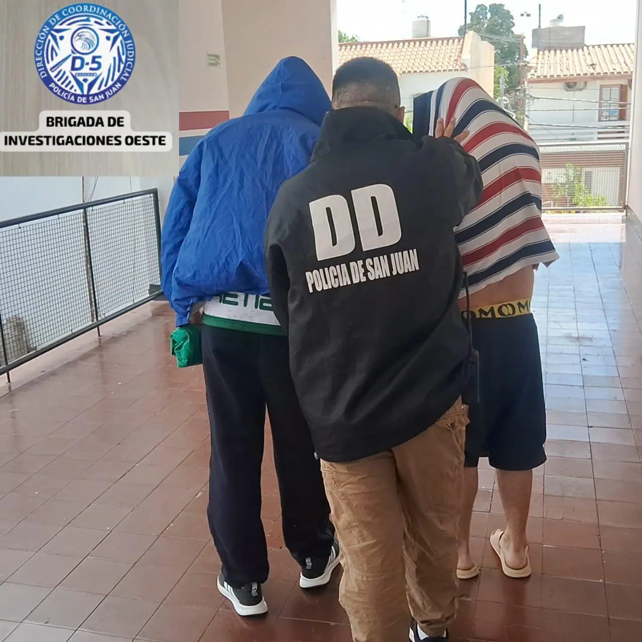 Hermanos detenidos