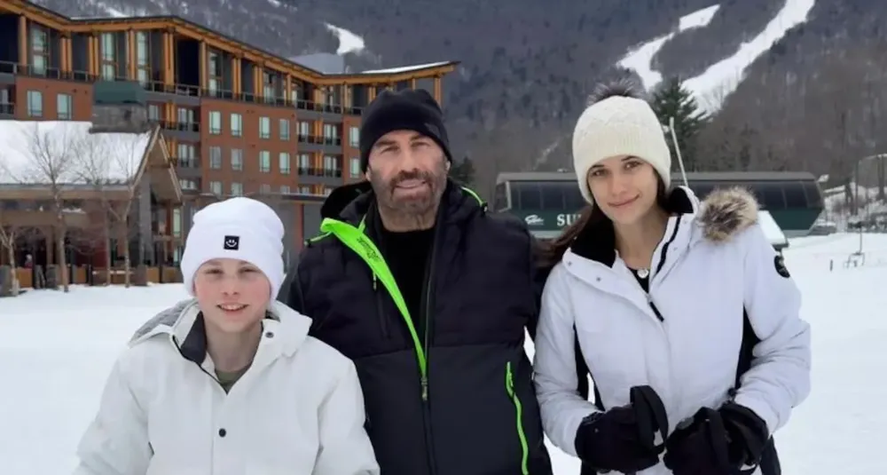 travolta nieve alpes